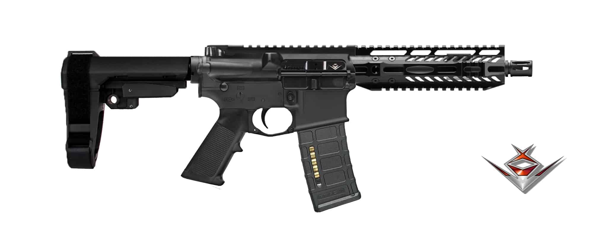 7.5" Pistol W/ SBA3 Brace GPX 7" Rail