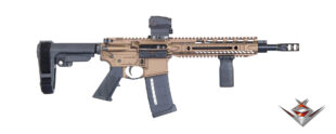 12" Siphon AGP 5.56 "Other" Midlength Pistol w/ GPR-9" Rail Burnt Bronze