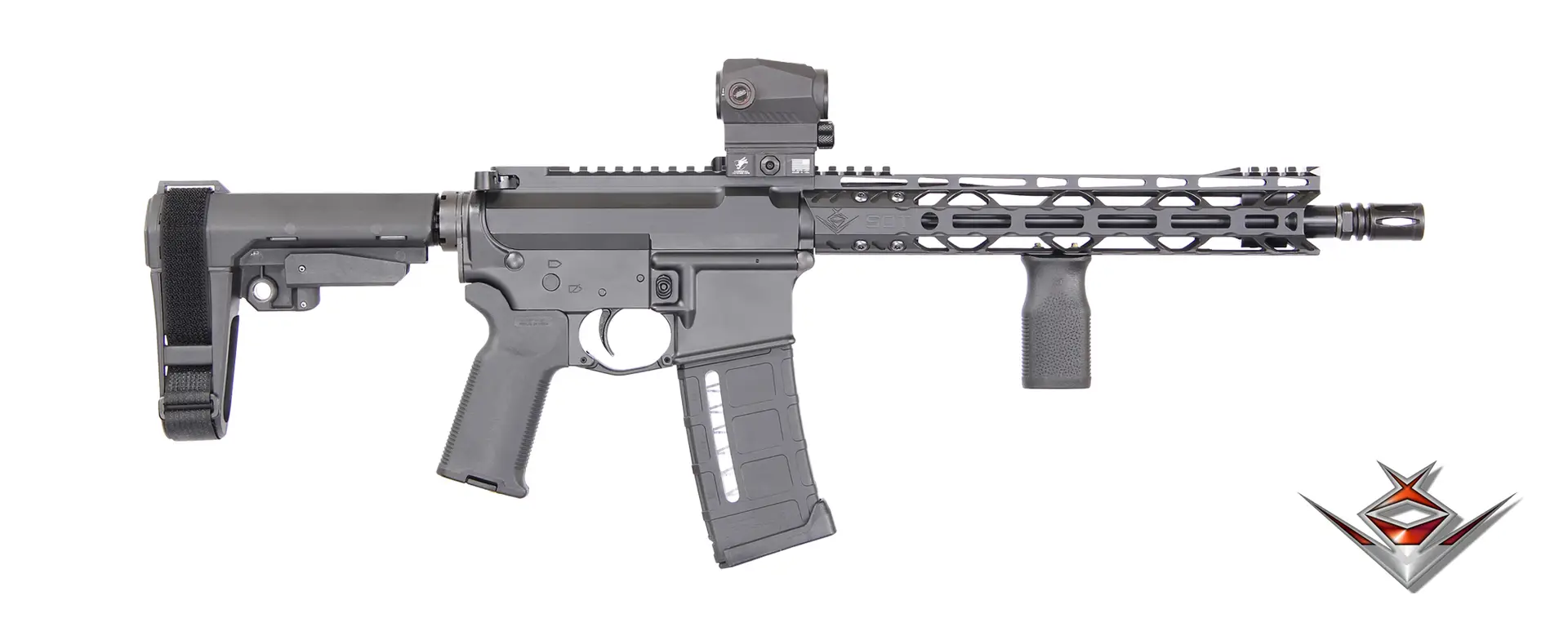 12" 5.56 Mid Length "Other" Left Handed Firearm w/ Disintegrator 11″M-LOK Handguard - Image 2