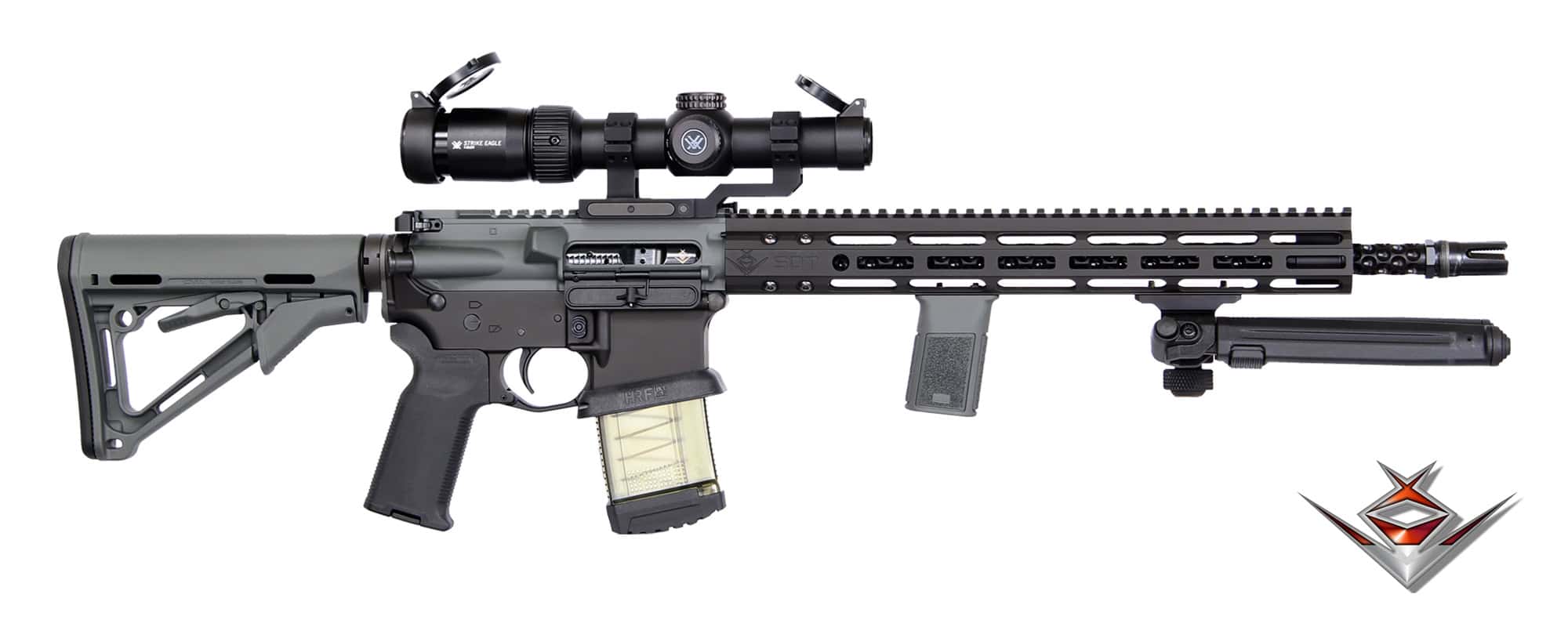 16" AR15 Dimple Barrel Rifle